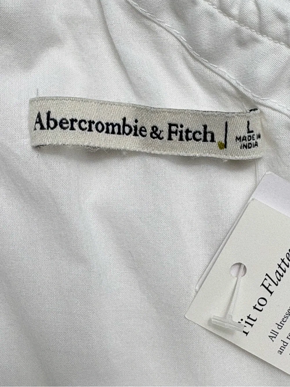 Abercrombie & Fitch White One-Shoulder Maxi Dress